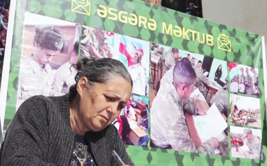 “Əsgərə Məktub Online” layihəsi fəaliyyət göstərir 