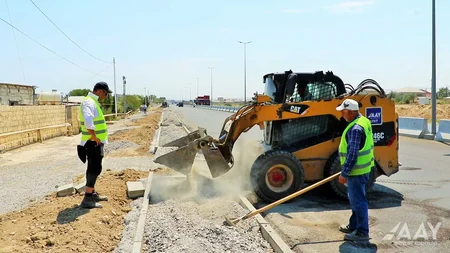 Tağıyev-Sumqayıt avtomobil yolunun genişləndirilməsi yekunlaşır