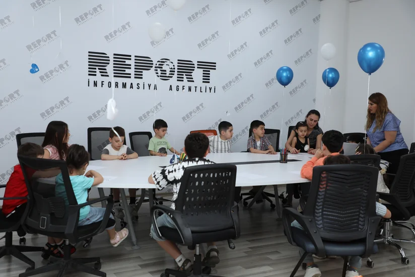 1 iyun - Uşaqların Beynəlxalq Müdafiəsi Günü münasibəti ilə “Report”un redaksiyasında tədbir keçirilib