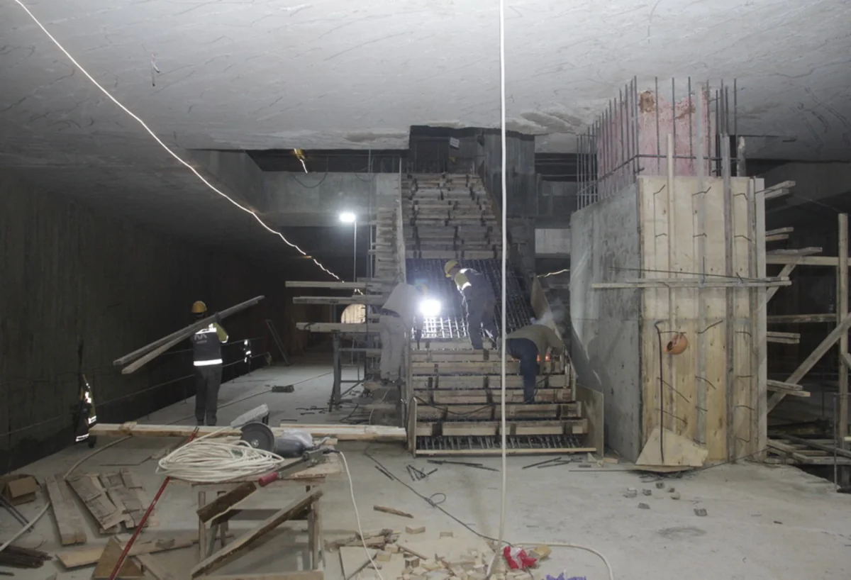 Bəxtiyar Məmmədov: “Metronun B-04 stansiyasında bəzi işlər artıq başa çatdırılıb