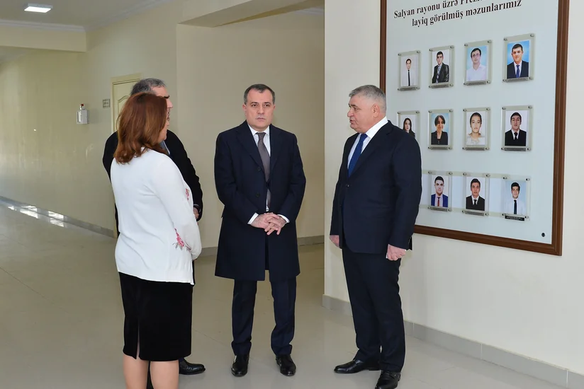 Təhsil naziri Salyan məktəbində olub, bir sıra nöqsanlarla bağlı tapşırıqlarını verib