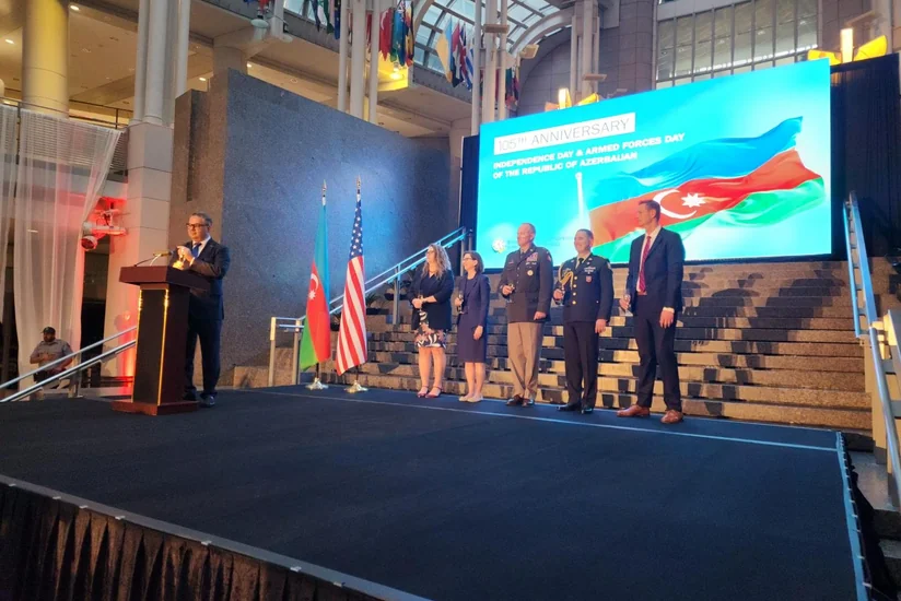 В Вашингтоне был организован прием по случаю Дня независимости Азербайджана и Дня Вооруженных сил