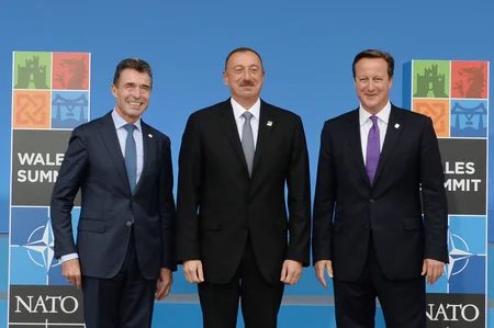 Prezident İlham Əliyev Uelsdə NATO-nun sammitində çıxış edib