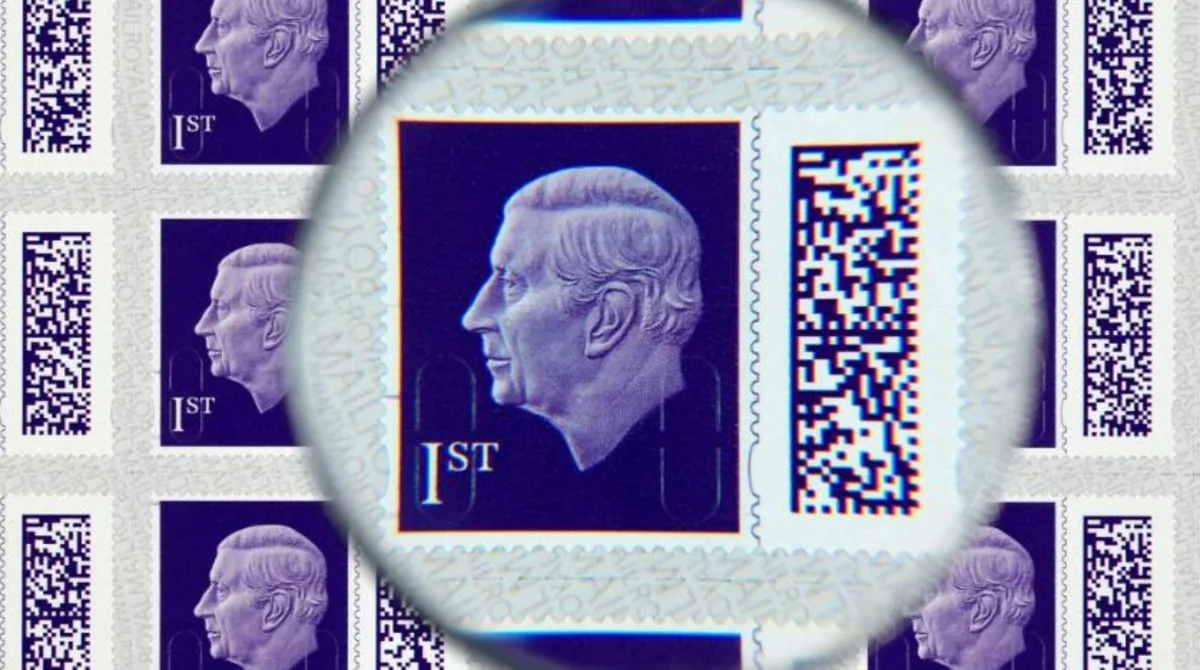 Британская почта представила первые марки с изображением Карла III