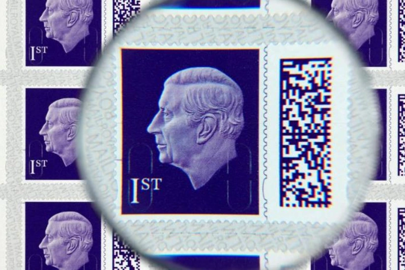 Британская почта представила первые марки с изображением Карла III