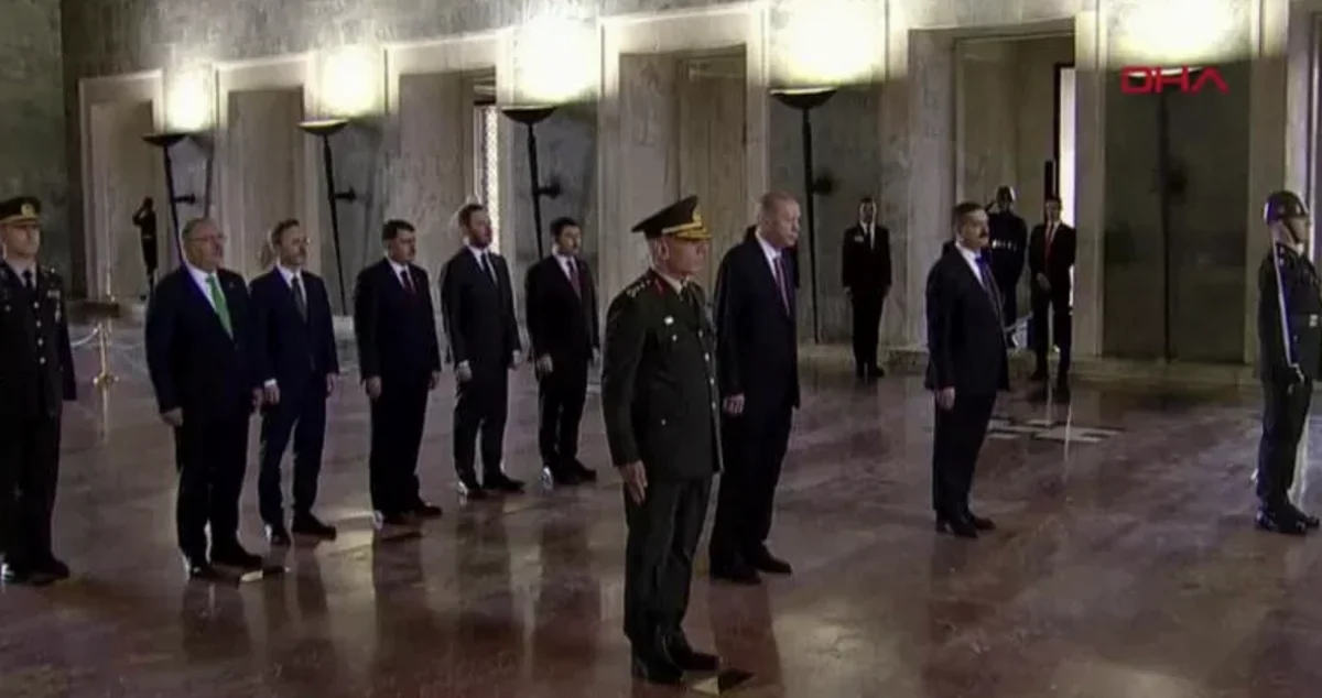 Эрдоган посетил Аныткабир