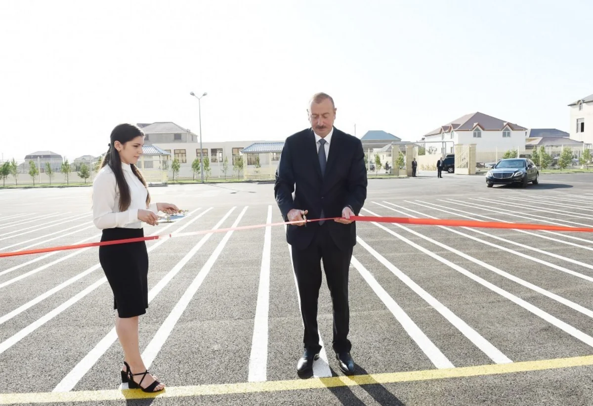 President Ilham Aliyev inaugurates secondary school No 28 in Mashtagha