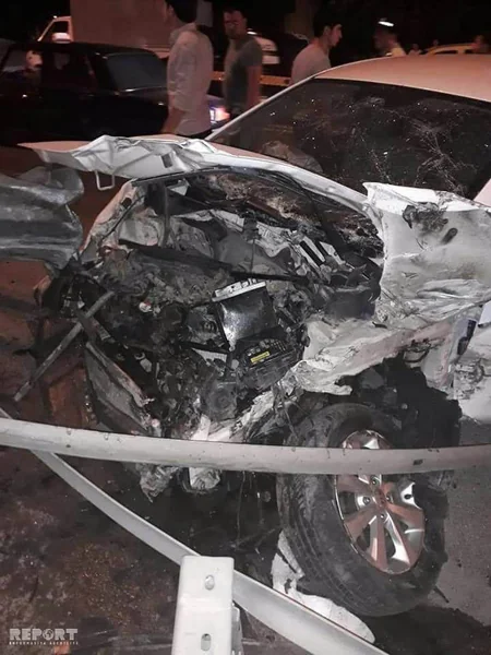 Bakıda yol qəzası olub, xəsarət alanlar var - FOTO