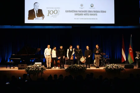 Latviyada Heydər Əliyevin 100 illiyinə həsr olunmuş təntənəli konsert keçirilib