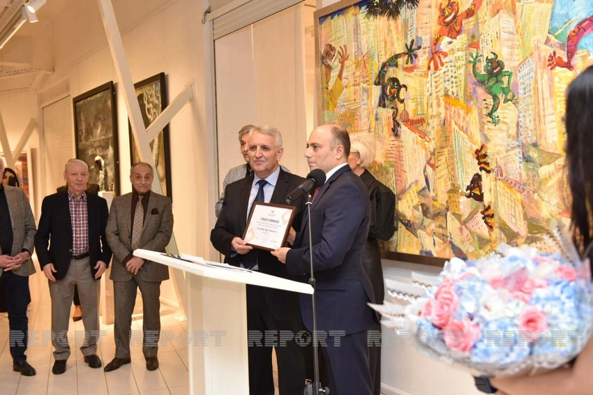 Cəlil Hüseynovun 65 illiyinə həsr olunan sərgi keçirilib