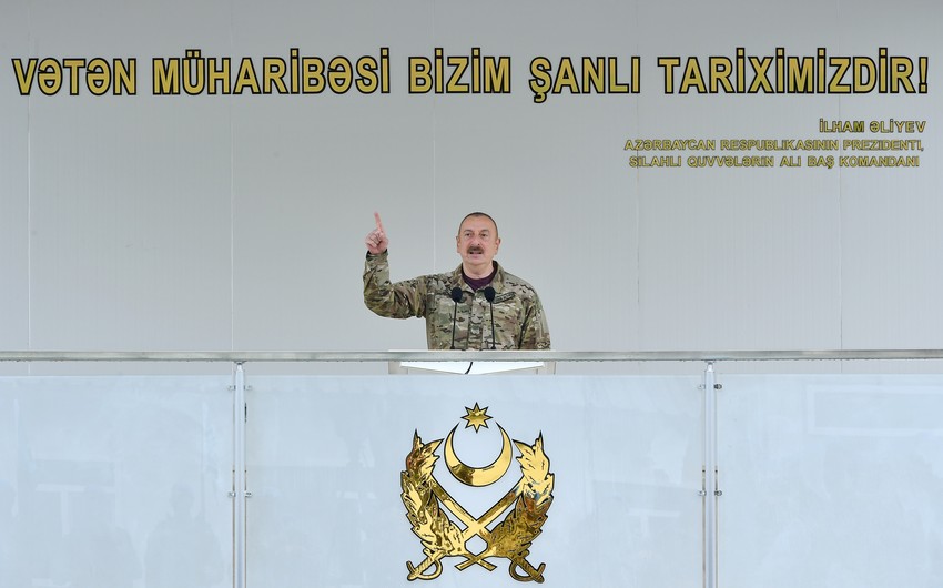 İlham Əliyev Kəlbəcərdə “N” saylı hərbi hissənin açılışında iştirak edib - YENİLƏNİB