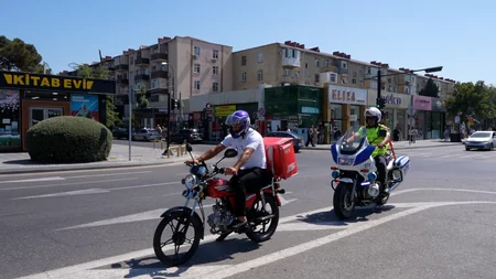 Sumqayıtda sürət həddini aşan, təhlükəli manevrlər edən motosiklet sürücüləri müəyyən olunub