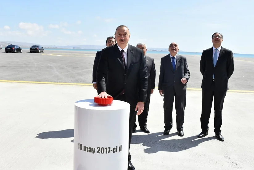 President Ilham Aliyev attends opening of drilling plant named after Heydar Aliyev