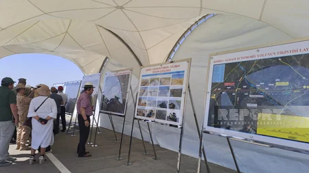 Foreign diplomats and military representatives visit Aghdam