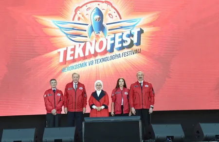 İlham Əliyev və Rəcəb Tayyib Ərdoğan TEKNOFEST Azərbaycan festivalına qatılıblar