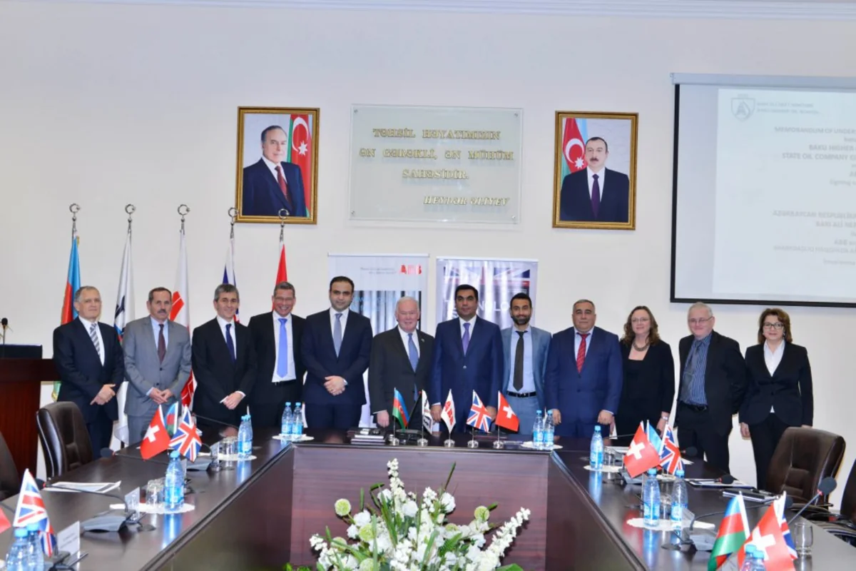 Cooperation Memorandum signs between Baku Higher Oil School and ABB company