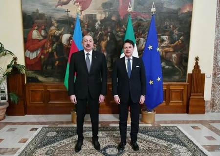 Президент Азербайджана встретился с председателем Совета министров Италии