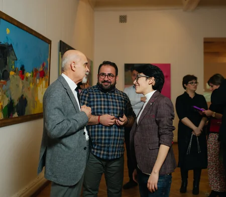 “Metamorfik bağlar:70/30” sərgisinin açılışı baş tutub