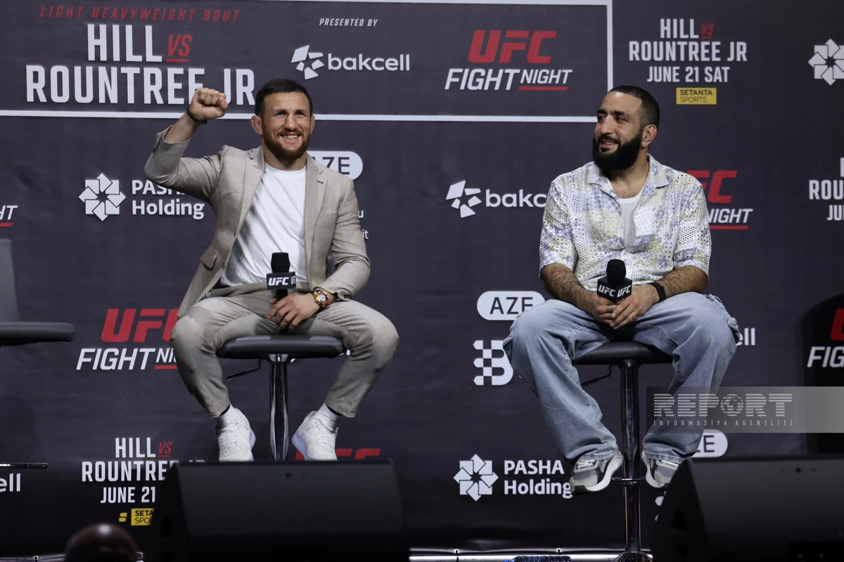 Tanınmış MMA idmançıları Bakıda azarkeşlərlə görüşüblər