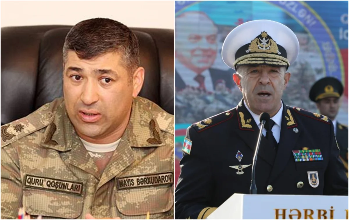 Mayis Bərxudarova general-leytenant, Sübhan Bəkirova isə vitse-admiral rütbəsi verilib