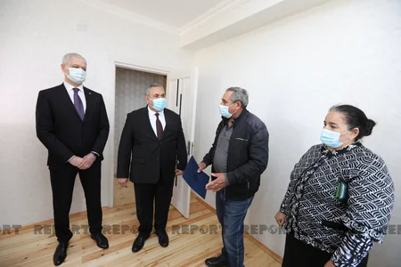 Çernobıl əlillərinə 30 mənzil təqdim olundu - VİDEO