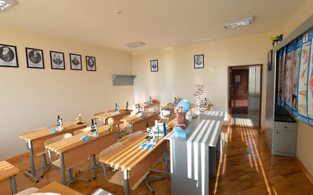 Azərbaycan ​Prezidenti Texniki-Humanitar Liseydə yenidənqurma işlərindən sonrakı vəziyyətlə tanış olub