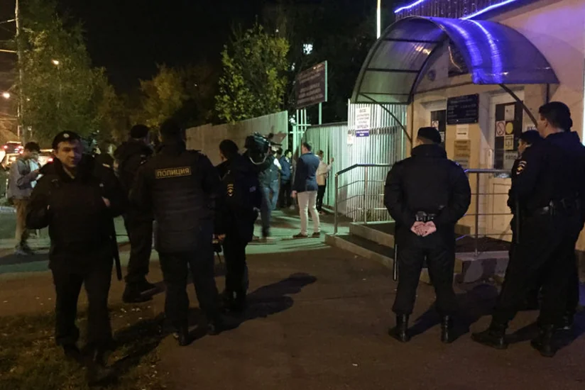 Moskvada miqrantların iştirakı ilə kütləvi dava olub, 250 nəfər saxlanılıb