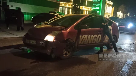 Sumqayıtda zəncirvari yol qəzası olub, xəsarət alanlar var