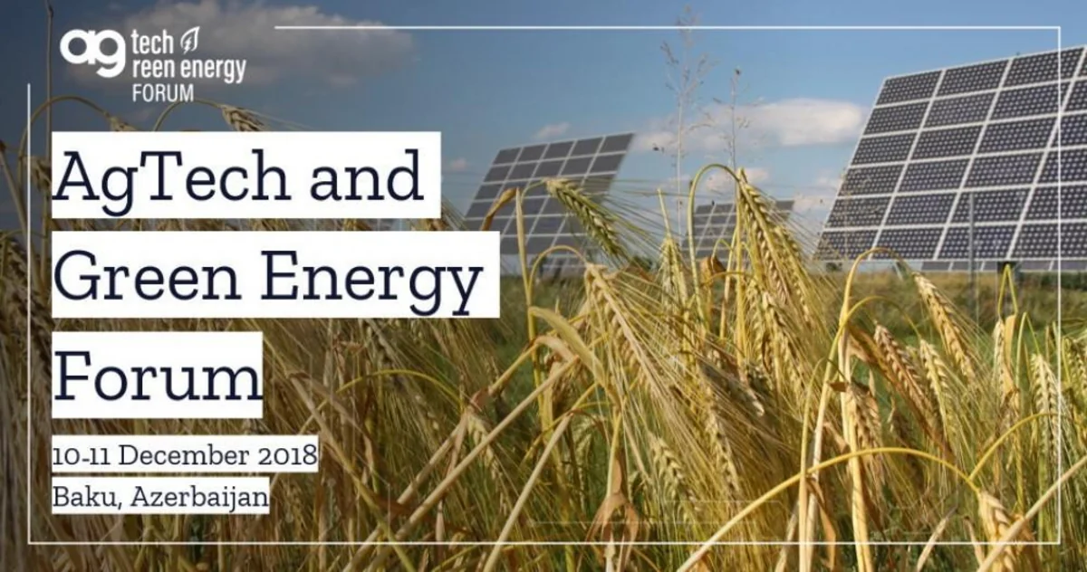 “AgTech and Green Energy”də 15 startap təqdim ediləcək