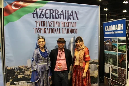 Erməni lobbisi Los-Ancelesdə Azərbaycan stendinin işinə mane olmağa cəhd göstərib
