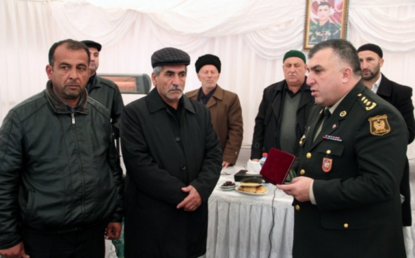 ​Şəhid Aydın Abdullayev ölümündən sonra medalla təltif olunub