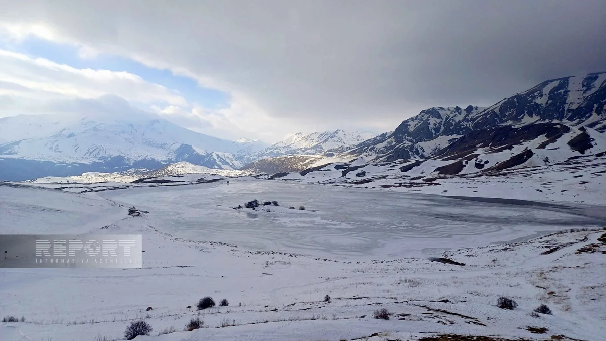 Batabatın donmuş gölləri və qış mənzərəsi - FOTOREPORTAJ