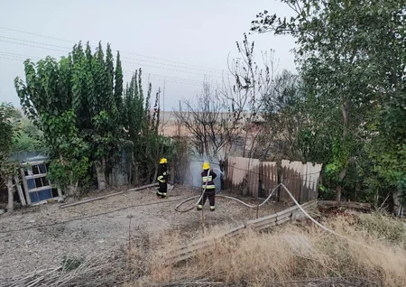 Naxçıvanda taxıl sahələrində yanğınlar olub