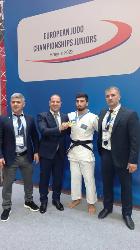 Avropa çempionu olan Azərbaycan cüdoçusu mükafatlandırılıb