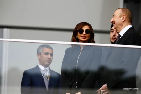 Prezident İlham Əliyev Qran-Prinin açılış mərasiminə və final yarışına baxıb - FOTO
