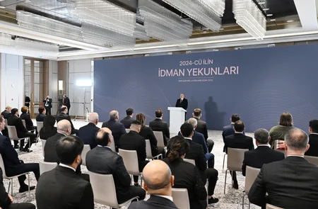 Prezident İlham Əliyev 2024-cü ilin idman yekunlarına həsr olunan mərasimdə iştirak edib - YENİLƏNİB