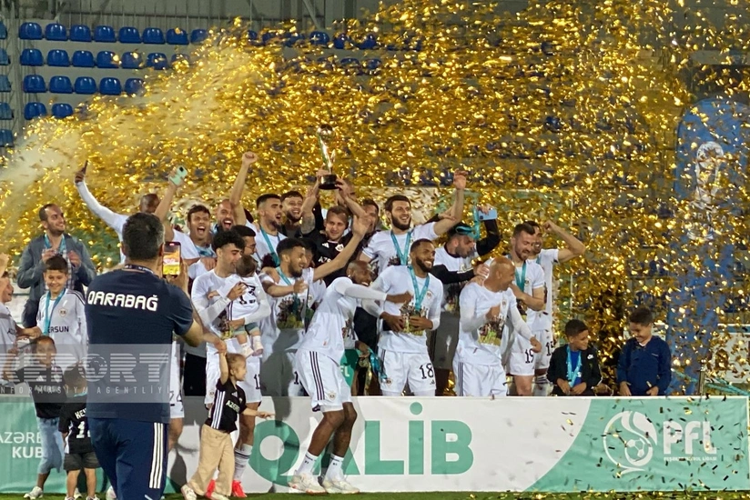 “Qarabağ”a kubok təqdim olunub