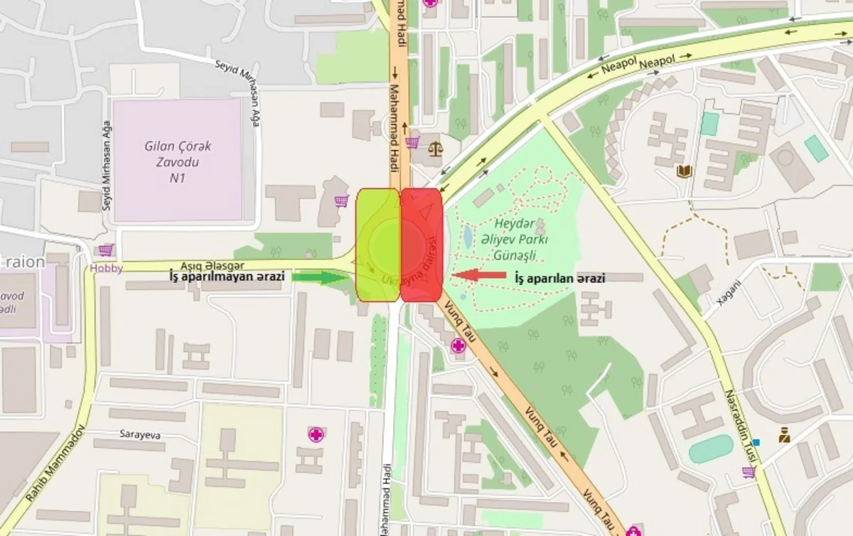 Bakının Ukrayna dairəsində hərəkət məhdudlaşdırılacaq