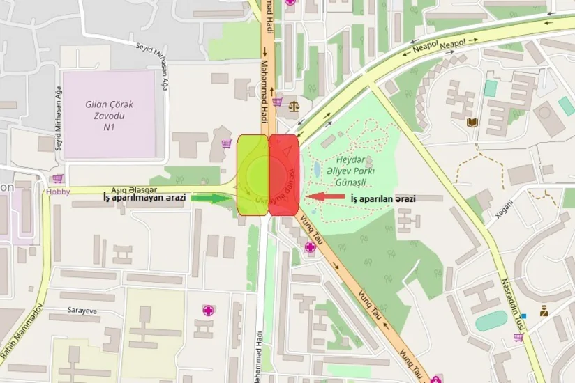 Bakının Ukrayna dairəsində hərəkət məhdudlaşdırılacaq