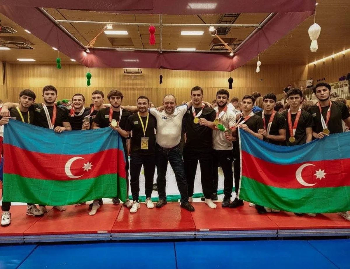 Azərbaycan sumo yığması Avropa birinciliyində ikinci yeri tutub