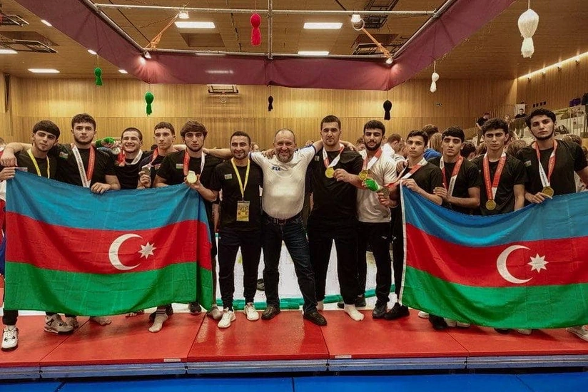 Azərbaycan sumo yığması Avropa birinciliyində ikinci yeri tutub