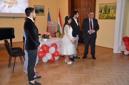 Azərbaycanın Macarıstandakı səfirliyində nikah mərasimi keçirilib
