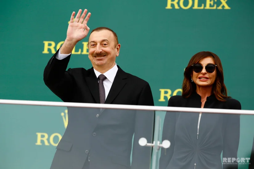 Prezident İlham Əliyev Qran-Prinin açılış mərasiminə və final yarışına baxıb - FOTO