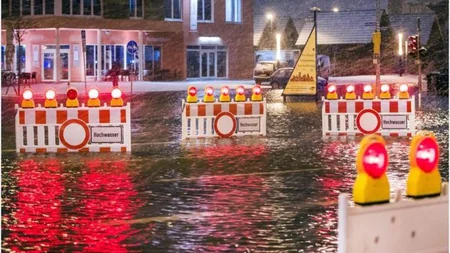 Almaniyanın şimalında son 10 ilin ən böyük daşqınları baş verib