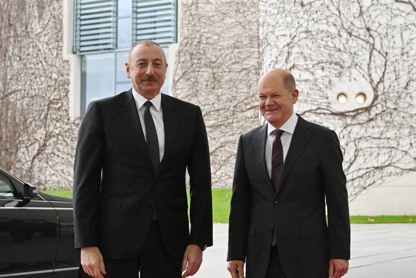 Azərbaycan lideri Berlində Almaniya Kansleri ilə görüşəcək