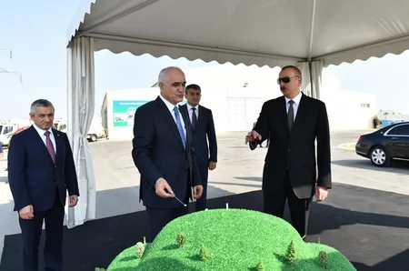 Prezident İlham Əliyev Balaxanı Sənaye Parkının açılışında iştirak edib