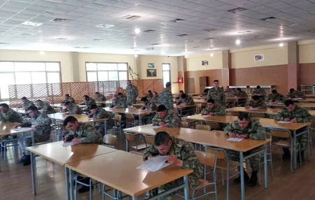 Tərbiyəvi işin təşkili və psixoloq ixtisasları üzrə zabitlərin yoxlanışı davam edir