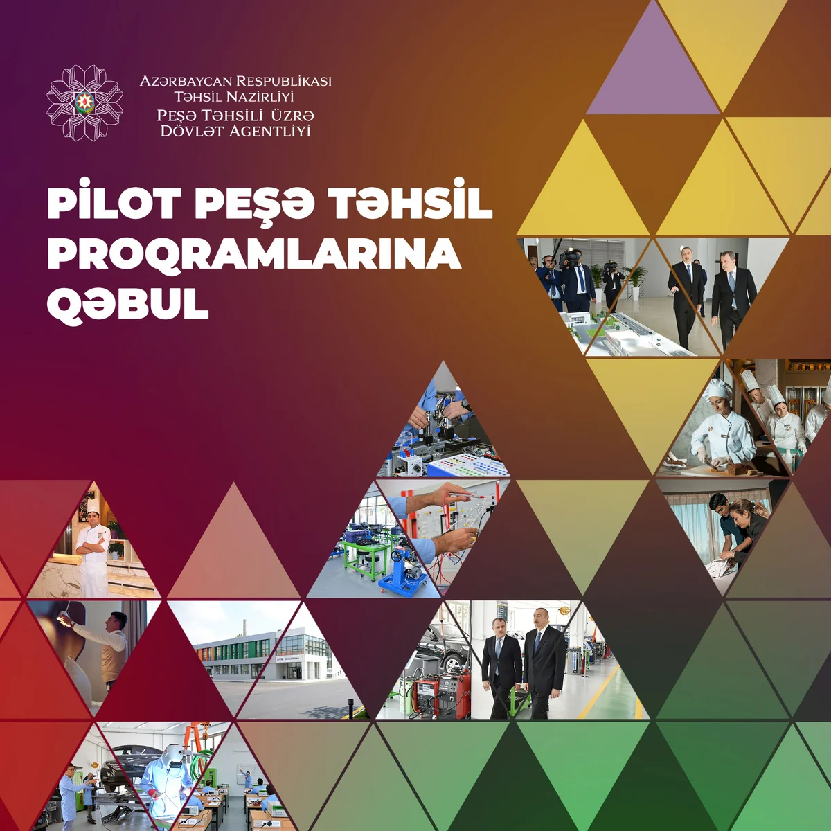 Pilot peşə təhsil proqramları üzrə tələbə qəbuluna başlanılır