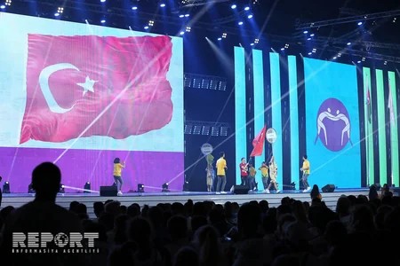 Bakı-2019 XV Avropa Gənclər Yay Olimpiya Festivalının bağlanış mərasimi keçirilib - CANLI YAYIM - FOTOREPORTAJ