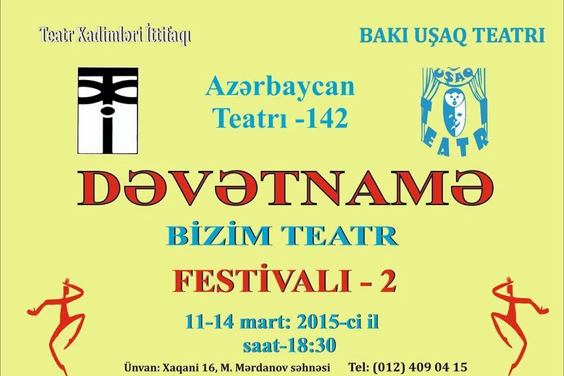 “Bizim Teatr Festivalı - 2” keçiriləcək